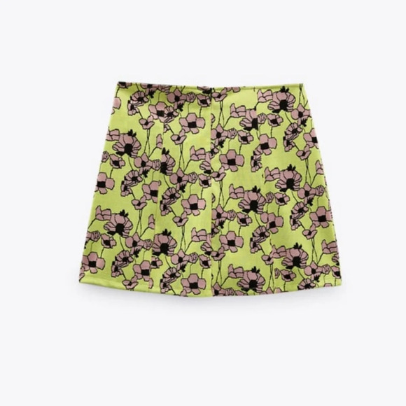 Zara Jacquard Mini Skirt NWT - Picture 3 of 4